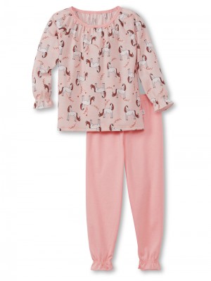 Light Bloom Calida Toddlers Horse Pyjama With Cuff Kids' Pyjama | BSXMR-4087