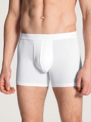 Weiss Calida Cotton Code Boxer Brief, With Fly Men Underwear | SMYFR-0671